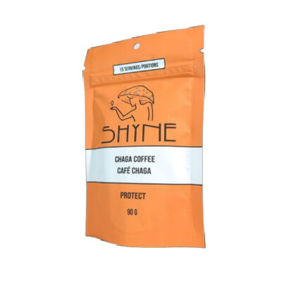 60 Gram package of Chaga Coffee on a white background